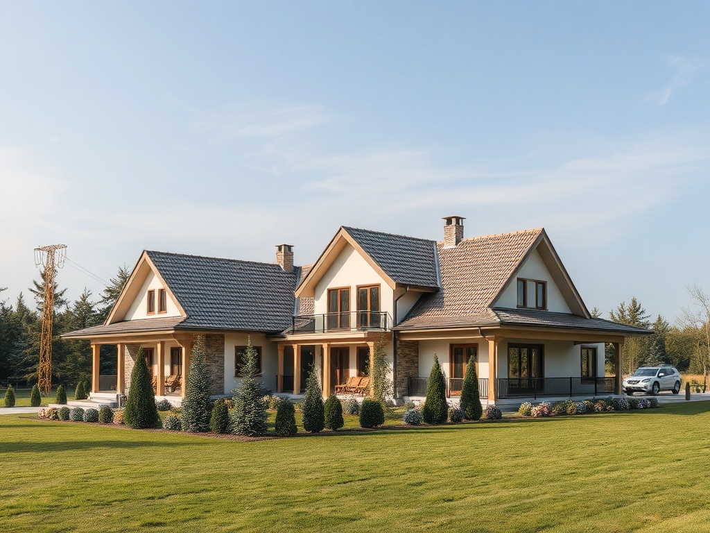 Строительство загородного дома на две семьи: дуплекс Строительство загородного дома на две семьи: дуплекс